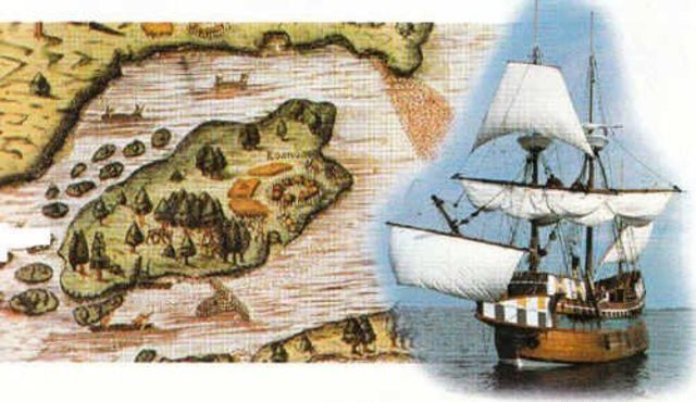 Основание первой английской колонии Виргинии