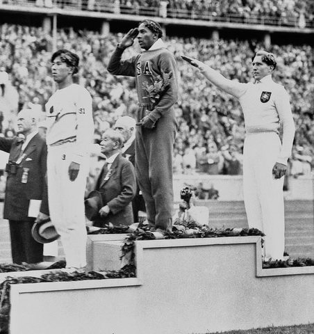 Jesse Owens Wins Four Gold Medals