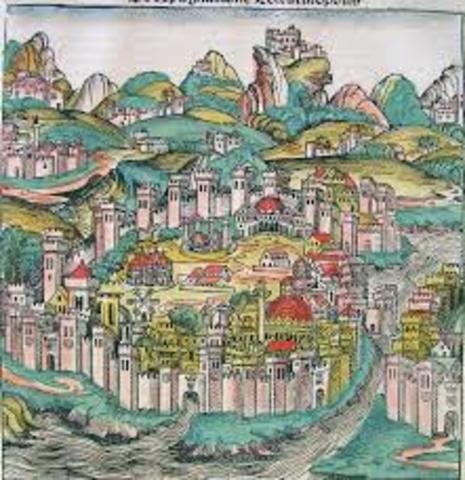 Fall of Constantinople to the Turks
