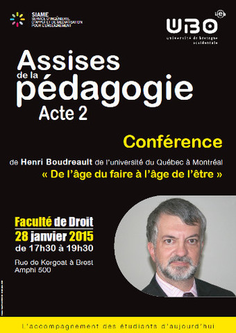 Conférence "de l'âge de faire à l'âge de l'être"