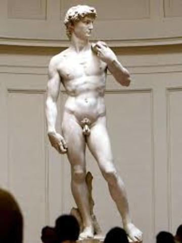 Donatello creates his David statue