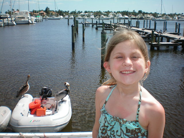 Drew's sister Katy is born