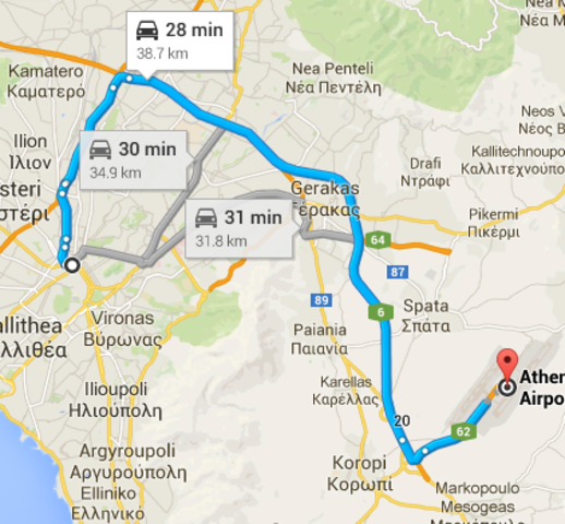 (11) Taxi from Play to Airport