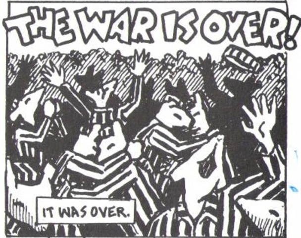 Vladek Arrives in Switzerland for the End of WWII