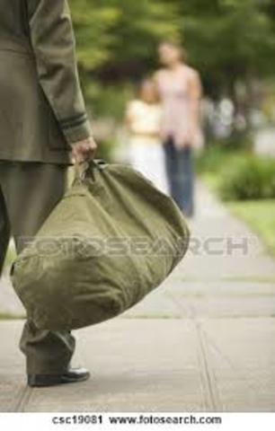 returned home from war