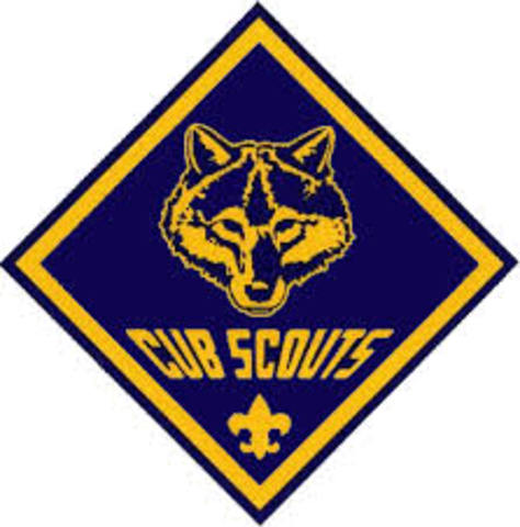 When I started cub scouts