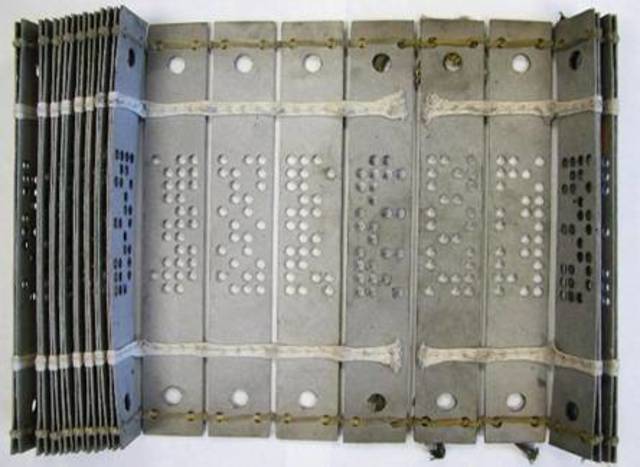 Создание  перфокарт. Жаккар