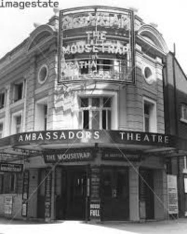 THE MOUSETRAP OPENED AT THE AMBASSADOR THEATRE