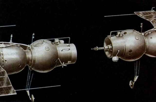 Первая стыковка.