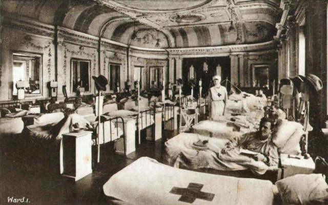 Has a relapse with Typhus