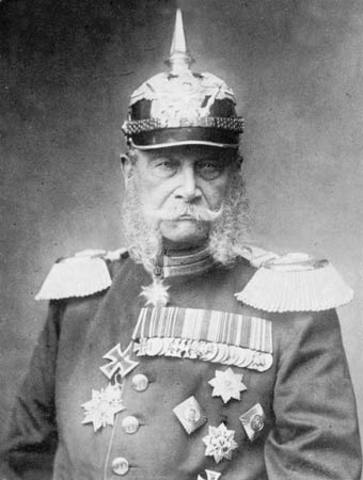 William I of Prussia becomes emperor