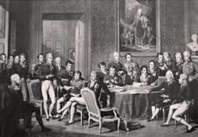 Abdication of Napolean; Congress of Vienna