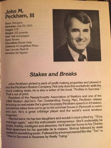 Named Bachelor of the Year in Boston