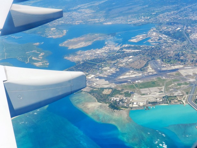 Arrival in Honolulu, Hawaii