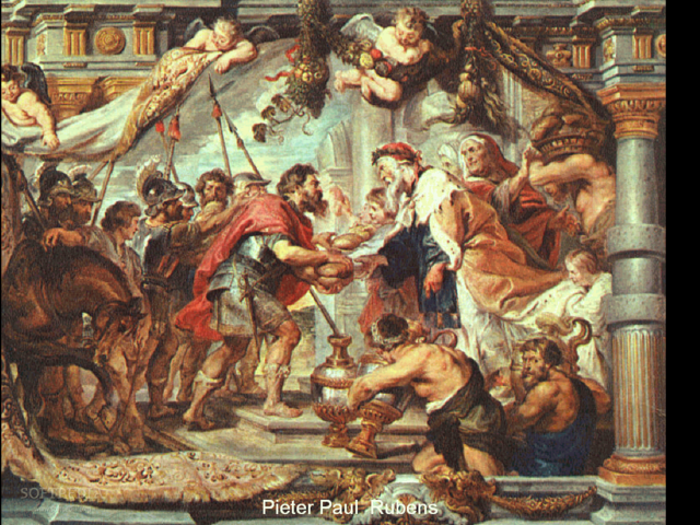 Patroclus is killed by Hector