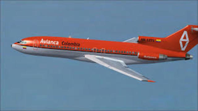 Flight from Colombia to Africa