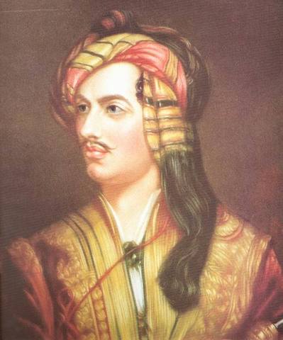 Ο Λόρδος Βύρωνας στο Μεσολόγγι