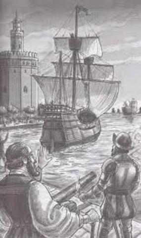 Primer viaje alrededor del mundo.