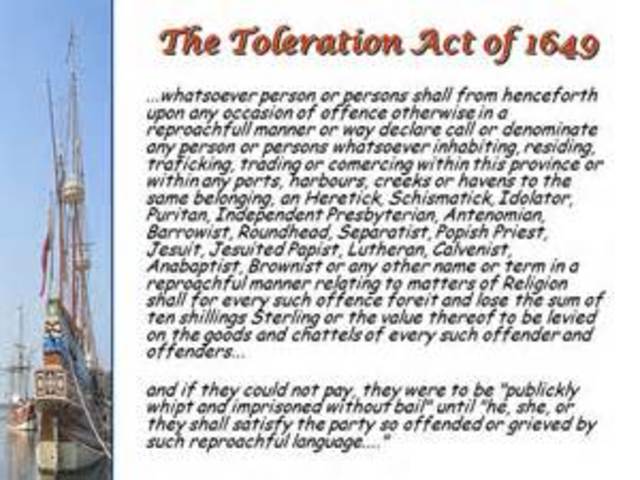 Toleration Act