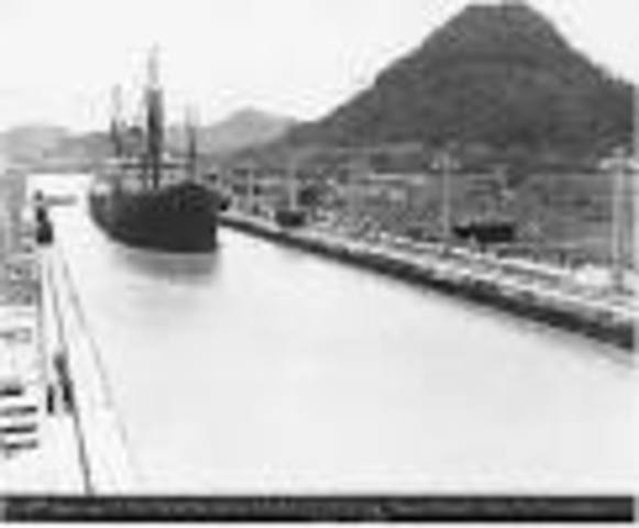 Panama Canal Opens