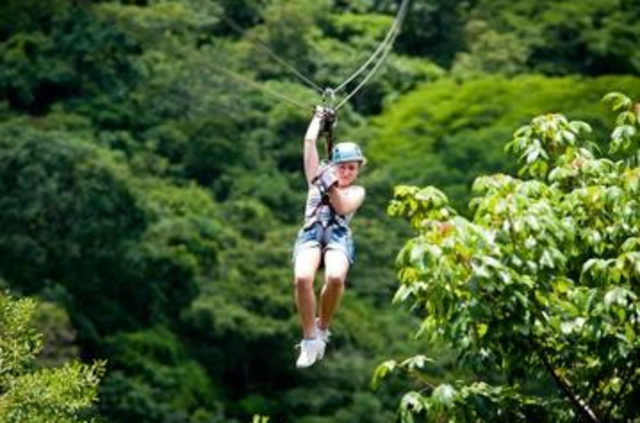 Ziplining in Guatemala