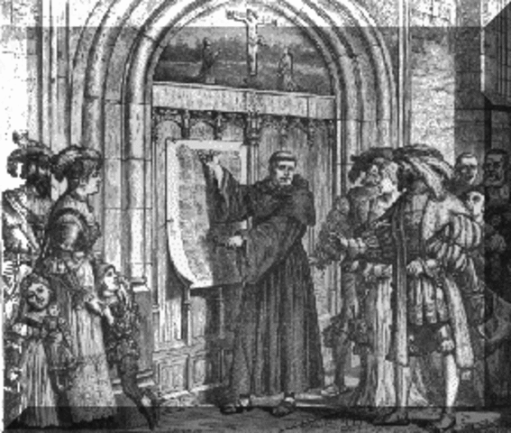 The Posting of the 95 Theses