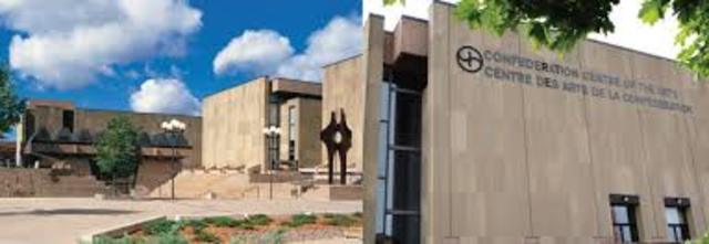 Drive to the Confederation Centre