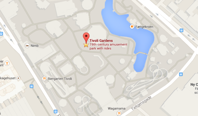 Large Scale Map of Denmark