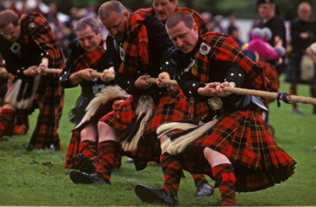The Highland Games continued