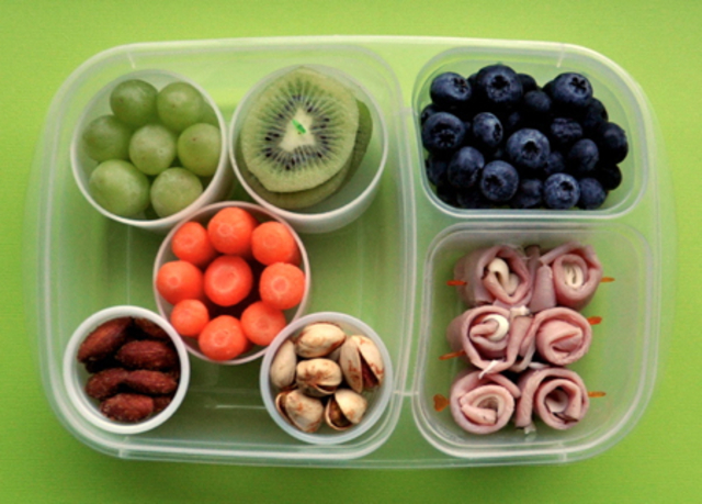 Eat lunch and dinner on planes