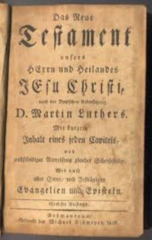 Luther Publishes the Old Testament