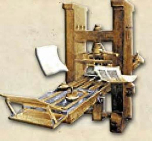 invención de la imprenta