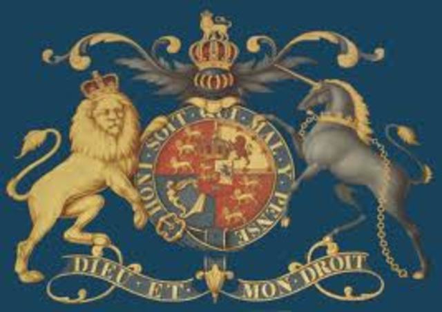 Stuart monarchy begins in England