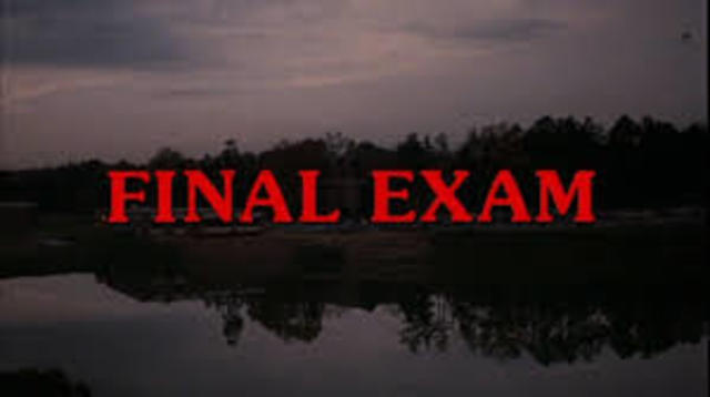 Week 8: Final Examination