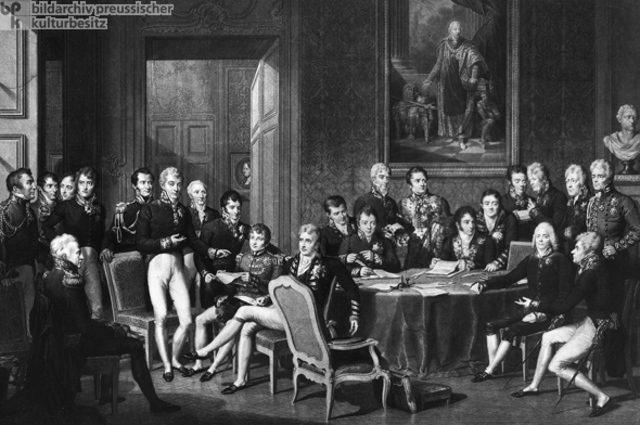 Abdication of Napoleon; Congress of Vienna