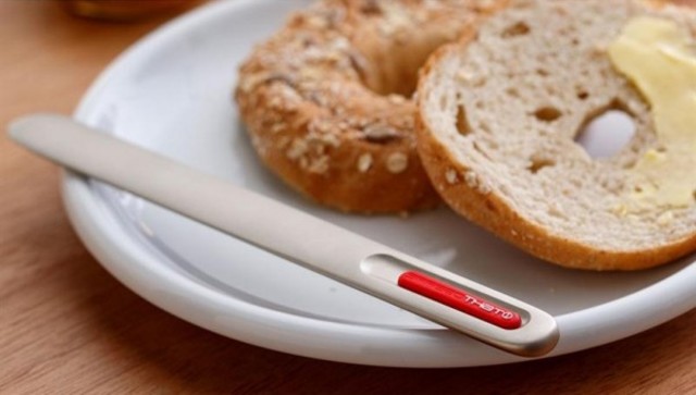 Espátula para passar manteiga dura e gelada