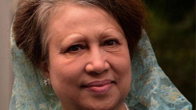 Khaleda's meeting with govt officials