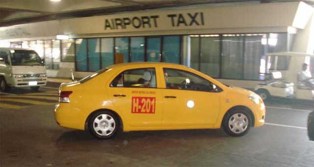 Taxi Drive Back to the Filipino Airport