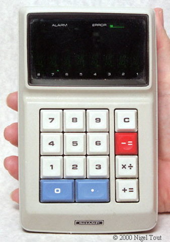 First "pocket" calculator