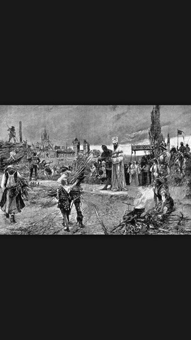 Council of Constance burns Hus and ends Great Schism