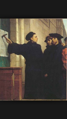 Luther posts the 95 Theses