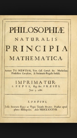 Newton publishes Principia Mathematica