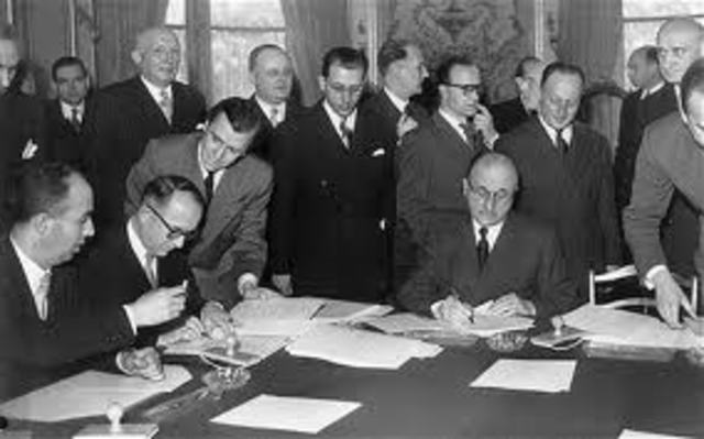 European Coal and Steel Communit (ECSC) formed