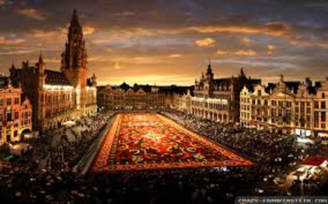 Flight from Nassau to Brussels, Belgium