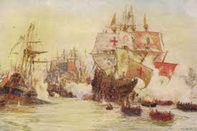 Defeat of Spanish Armada