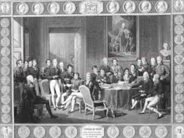 Abdication of Napolean; Congress of Vienna