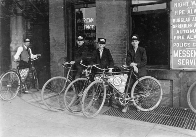 Andrew works as messenger.