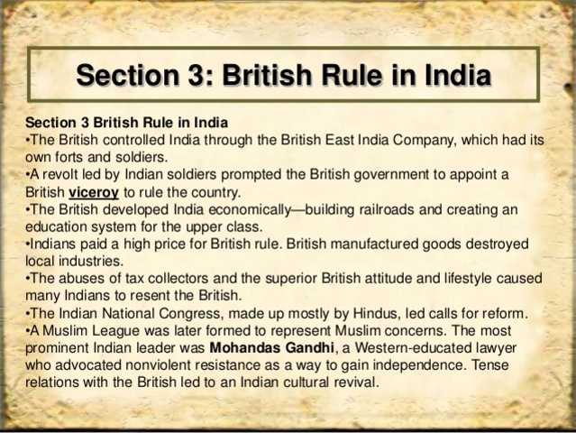 Britain establishes direct rule of India