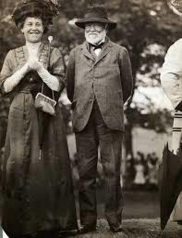 Carnegie meets Louise Whitfield.