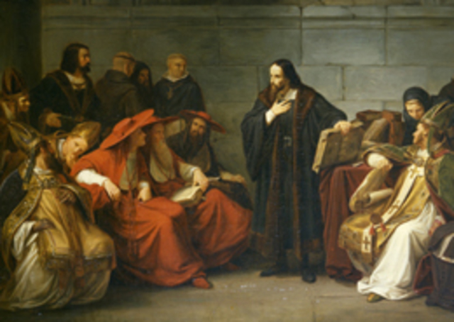 Council of Constance burns Hus and ends Great Schism